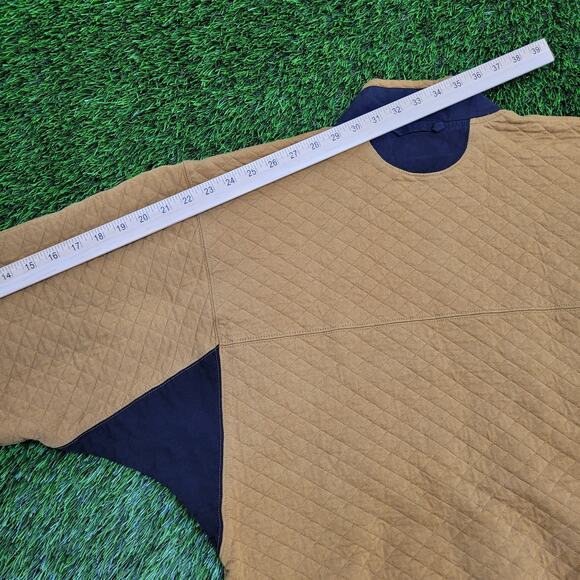 Vintage 90s MOD Sweater Large 21x24 Brown - Picture 6 of 13